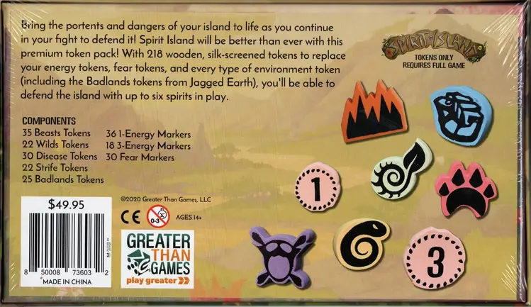 Greater than games Spirit Island: Premium Token Pack