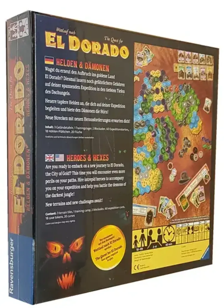 Ravensburger The Quest for El Dorado: Heroes & Hexes Expansion
