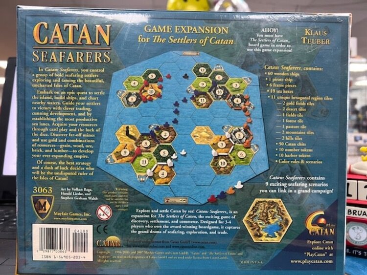 Vintage Catan: Seafarers Game Expansion (2007, Mayfair Edition)