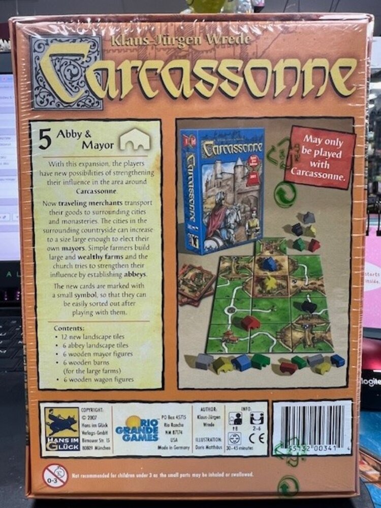 Vintage Carcassonne: Abbey & Mayor Expansion (2007)