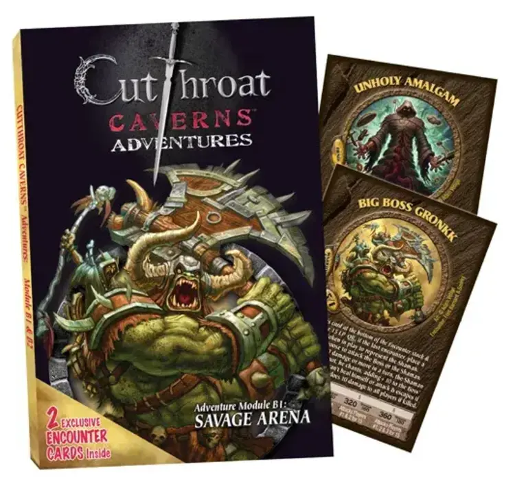 Vintage Cutthroat Caverns Adventures B1 Savage Arena (2010)