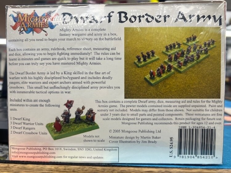 Vintage Mighty Armies: Dwarfs (2005)