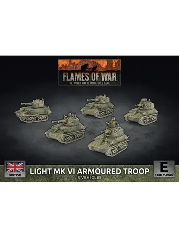 Flames of War FOW: Light MK VI Armoured Troop British (Early War)