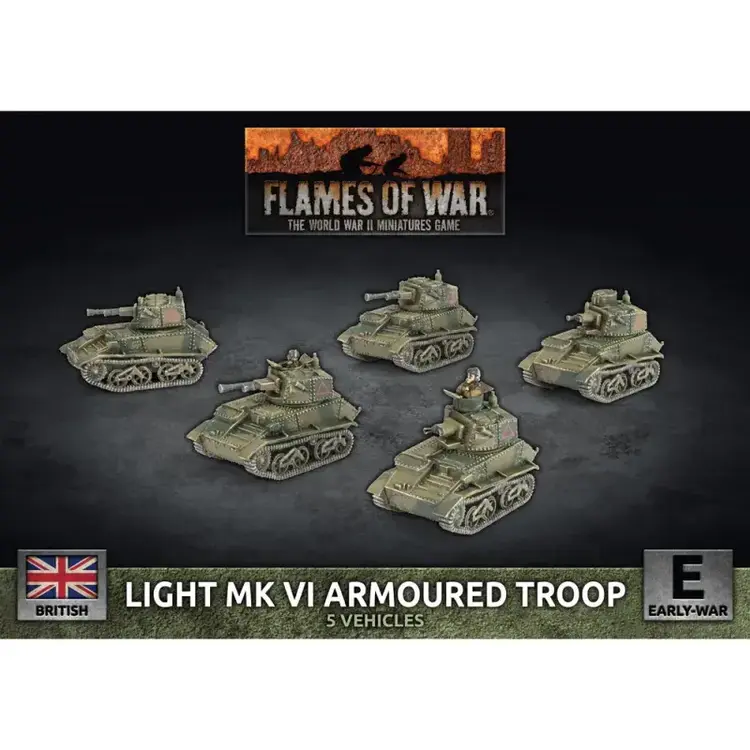 Flames of War FOW: Light MK VI Armoured Troop British (Early War)