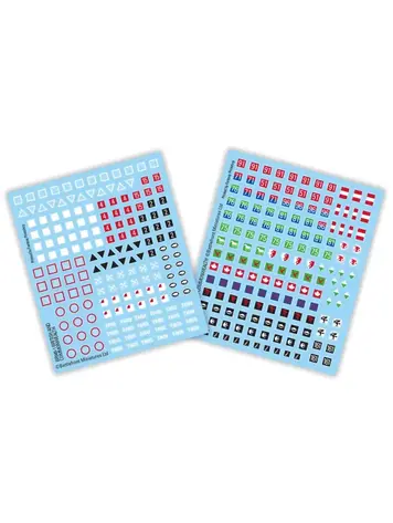 Flames of War FOW: Decal Set British (Early War)