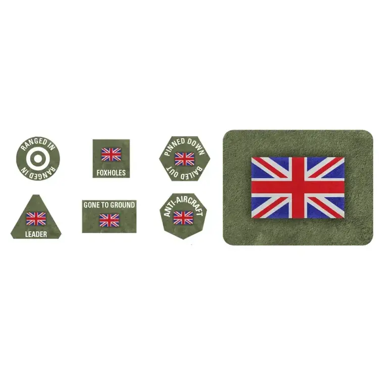 Flames of War FOW: Token & Objective Set British (Early War)