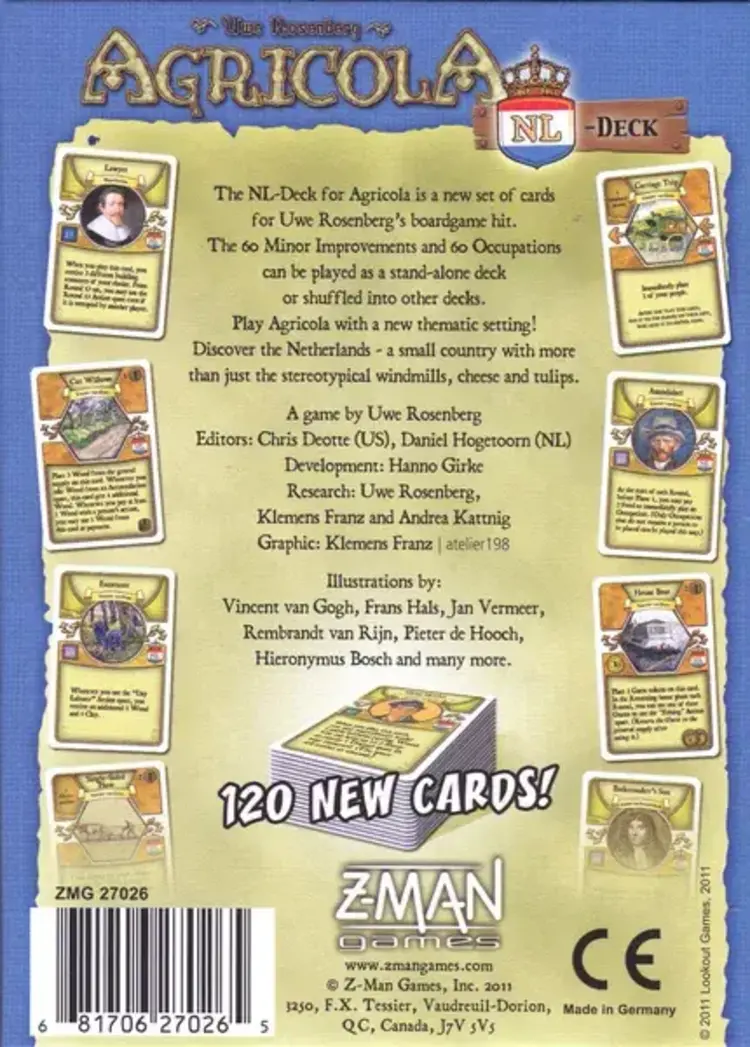 Vintage Agricola: Netherlands Deck Expansion (2011)