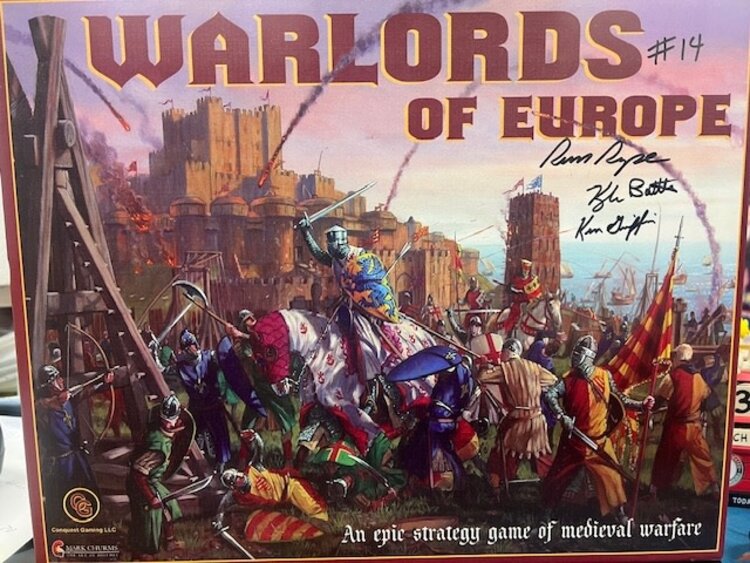 Vintage Warlords of Europe (Pre-owned, signed copy) (2009)