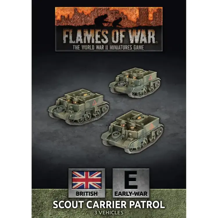 Flames of War FOW: Scout Carrier Patrol British (Early War)