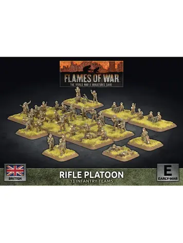 Flames of War FOW: Rifle Platoon British (Early War)