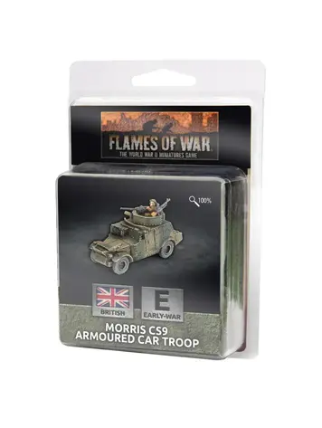 Flames of War FOW: Morris CS9 Armoured Car Troop British (Early War)