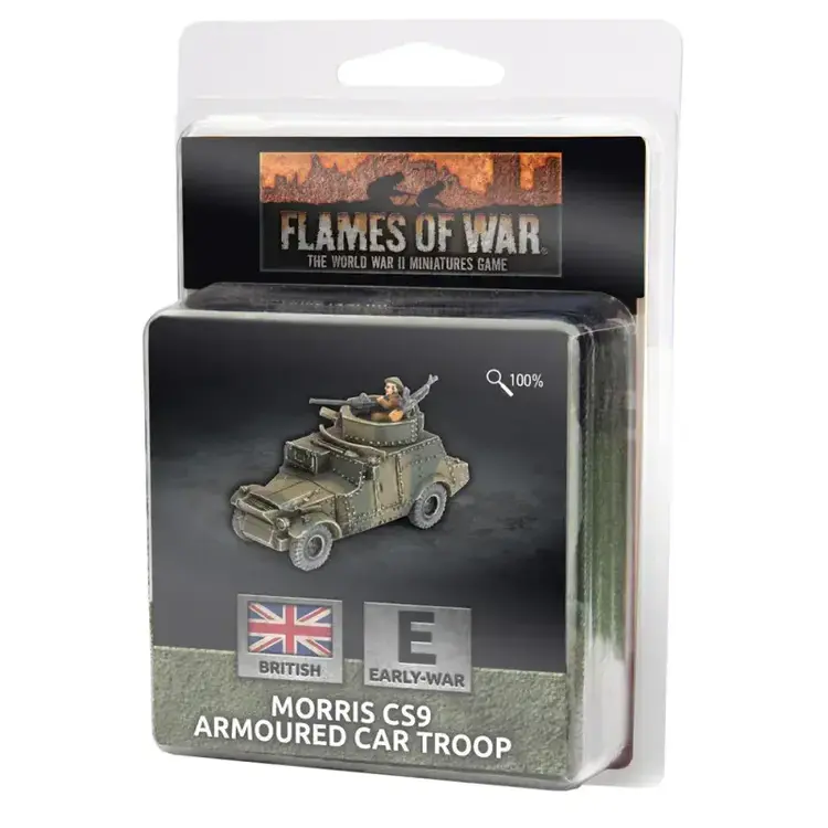 Flames of War FOW: Morris CS9 Armoured Car Troop British (Early War)