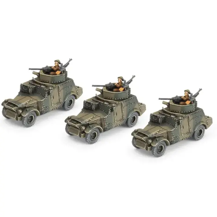 Flames of War FOW: Morris CS9 Armoured Car Troop British (Early War)