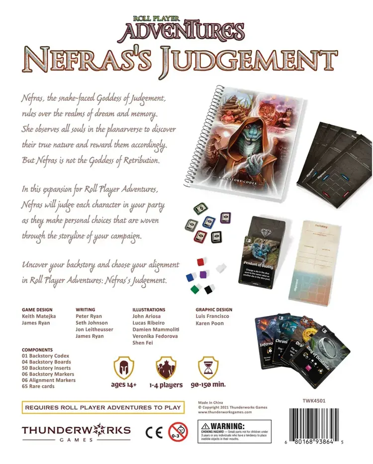 Thunderworks Roll Player Adventures: Nefras's Judgement Expansion