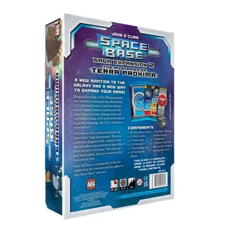 Vintage Space Base: The Mysteries of Terra Proxima Saga Expansion 2 (Pre-owned, NEW, sealed components) (2019)