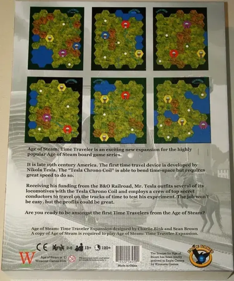 Vintage Age of Steam: Time Traveler Expansion (2009)
