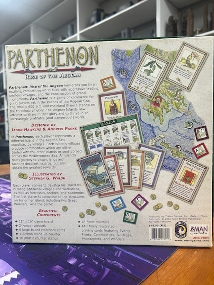 Vintage Parthenon: Rise of the Aegean (Pre-owned, NEW, unpunched, signed) (2005)
