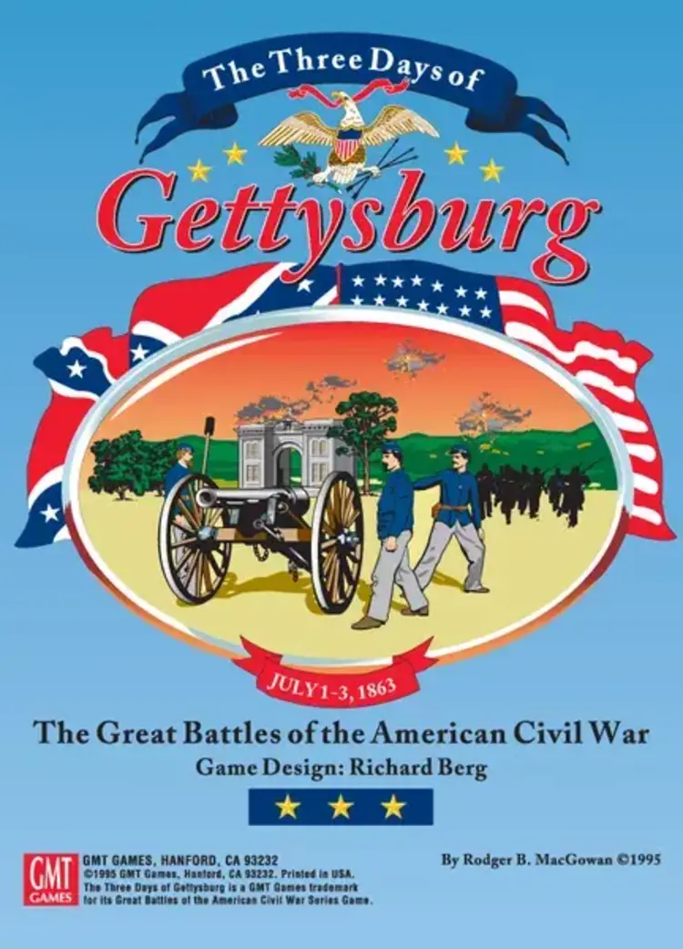 Vintage The Three Days of Gettysburg (Pre-owned, good) (1995)