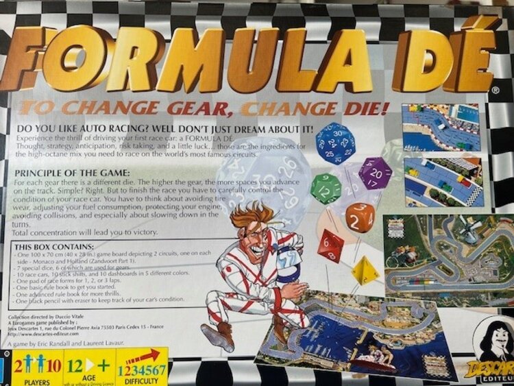 Vintage Formula Dé (Pre-owned, very good, sealed components) (1997)