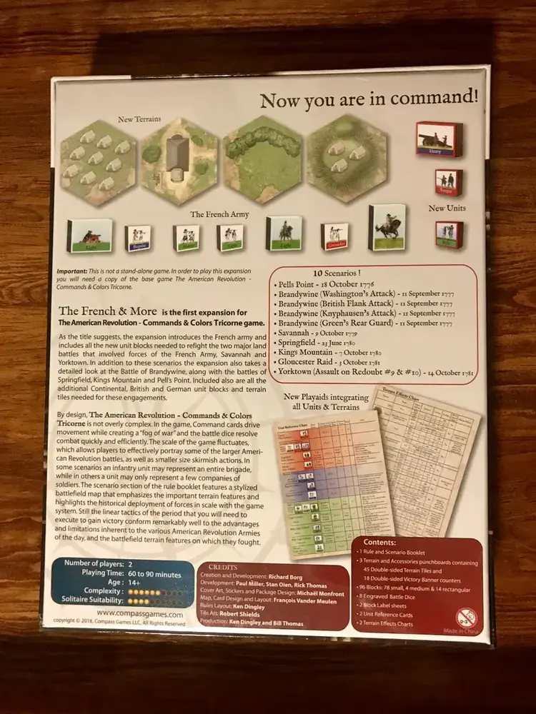 Vintage Commands & Colors: The American Revolution, the French and More (2018)