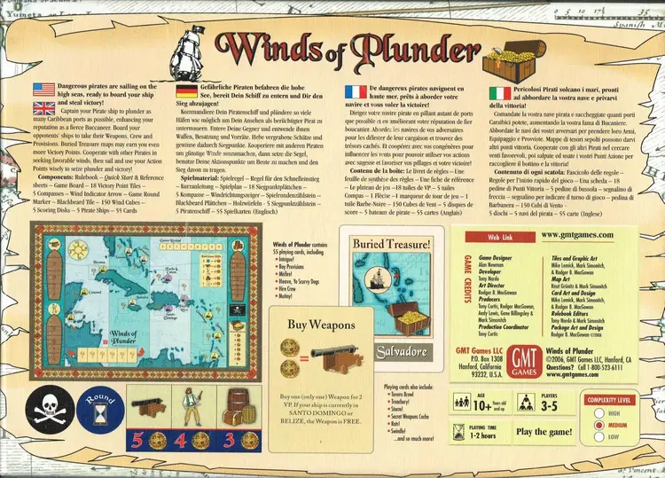 Gmt. Games Winds of Plunder (2006)