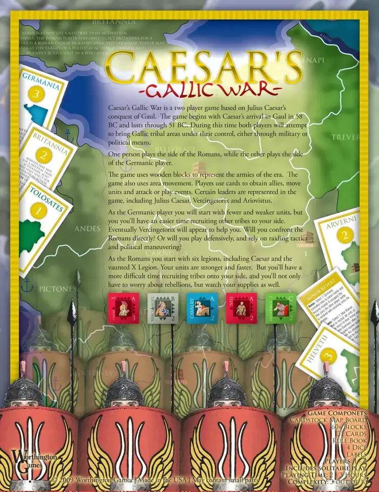Vintage Caesar's Gallic War (2009)