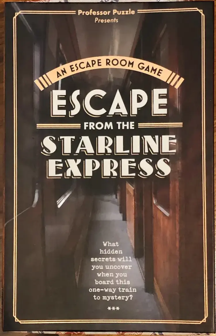 Professor Puzzle Escape from the Starline Express
