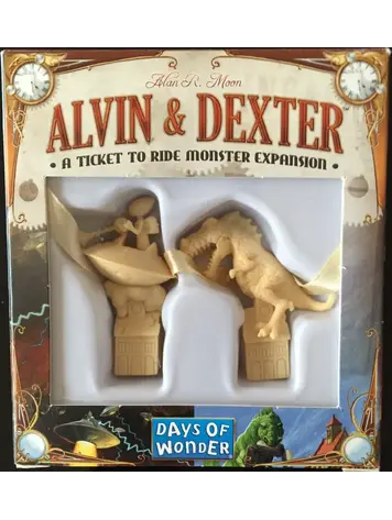 Vintage Ticket to Ride: Alvin & Dexter, Monster Expansion(Pre-Owned, Great Condition) (2011)