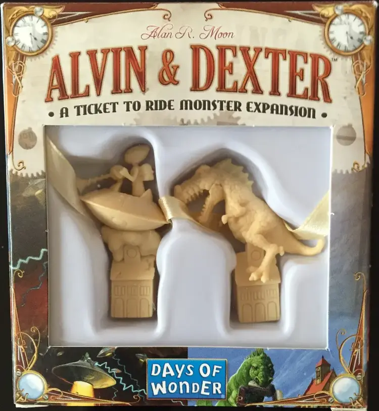 Vintage Ticket to Ride: Alvin & Dexter, Monster Expansion(Pre-Owned, Great Condition) (2011)