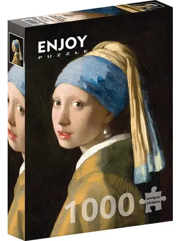 Outset Girl with a Pearl Earring, Johannes Vermeer puzzle (1000 pc)