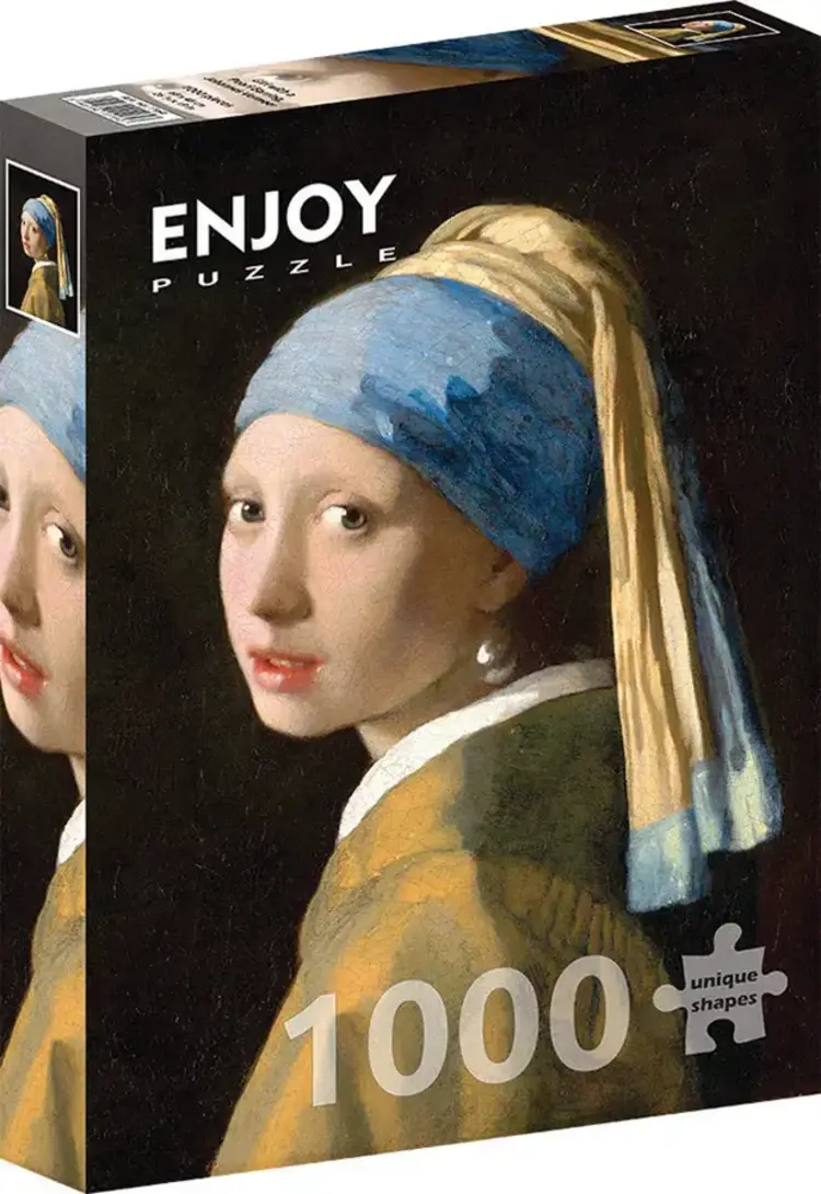 Outset Girl with a Pearl Earring, Johannes Vermeer puzzle (1000 pc)
