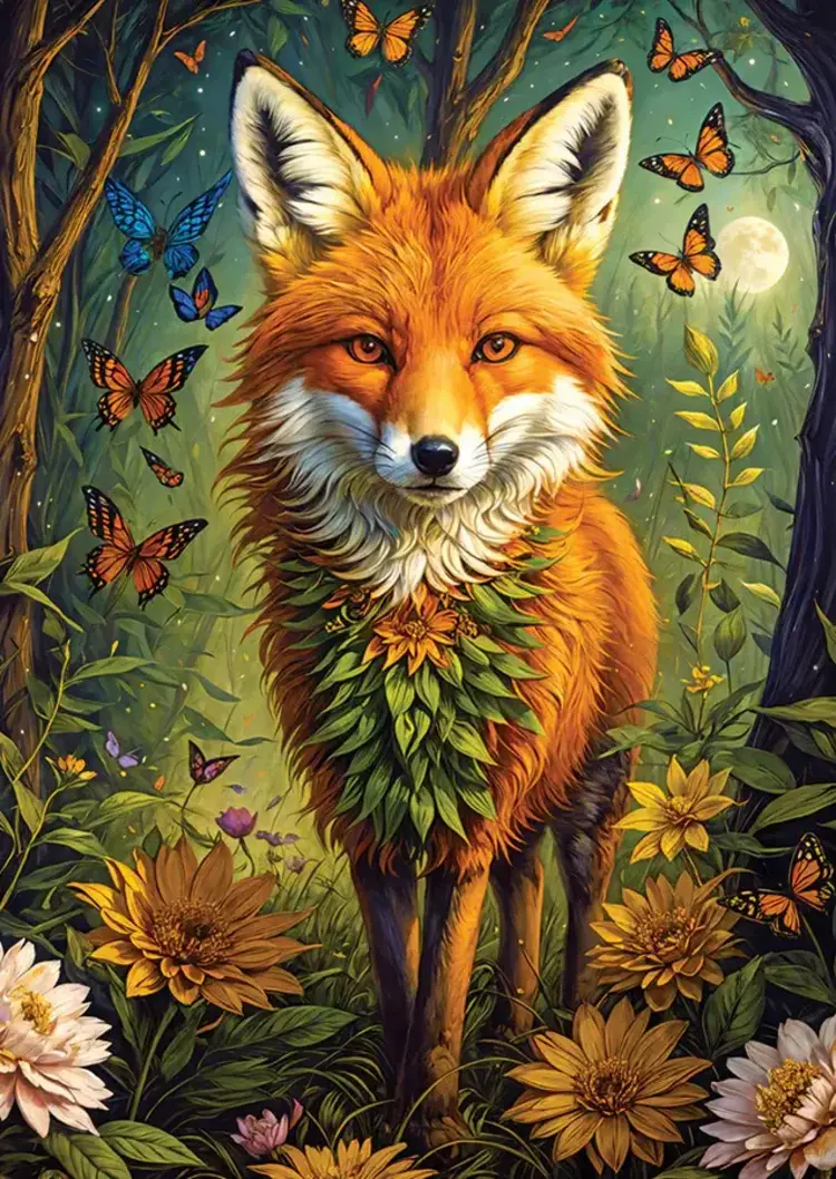 Outset Enchanted Fox puzzle (1000 pc)