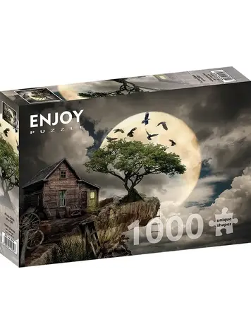 Outset A Log Cabin on a Cliff puzzle (1000 pc)