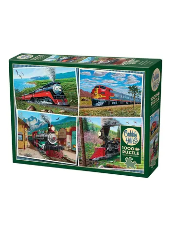 Cobble Hill Historic Locomotives Puzzle (1000 pcs)