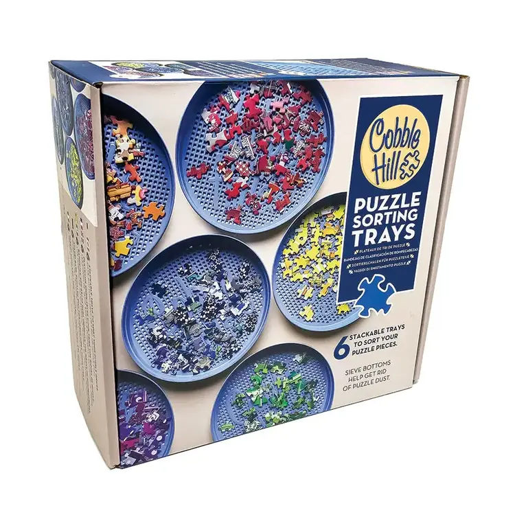 Cobble Hill Puzzle Sorting Trays (6 stackable trays)