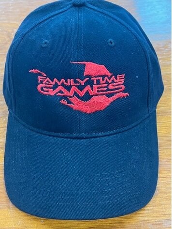 Family Time Games  Hat Black/Red
