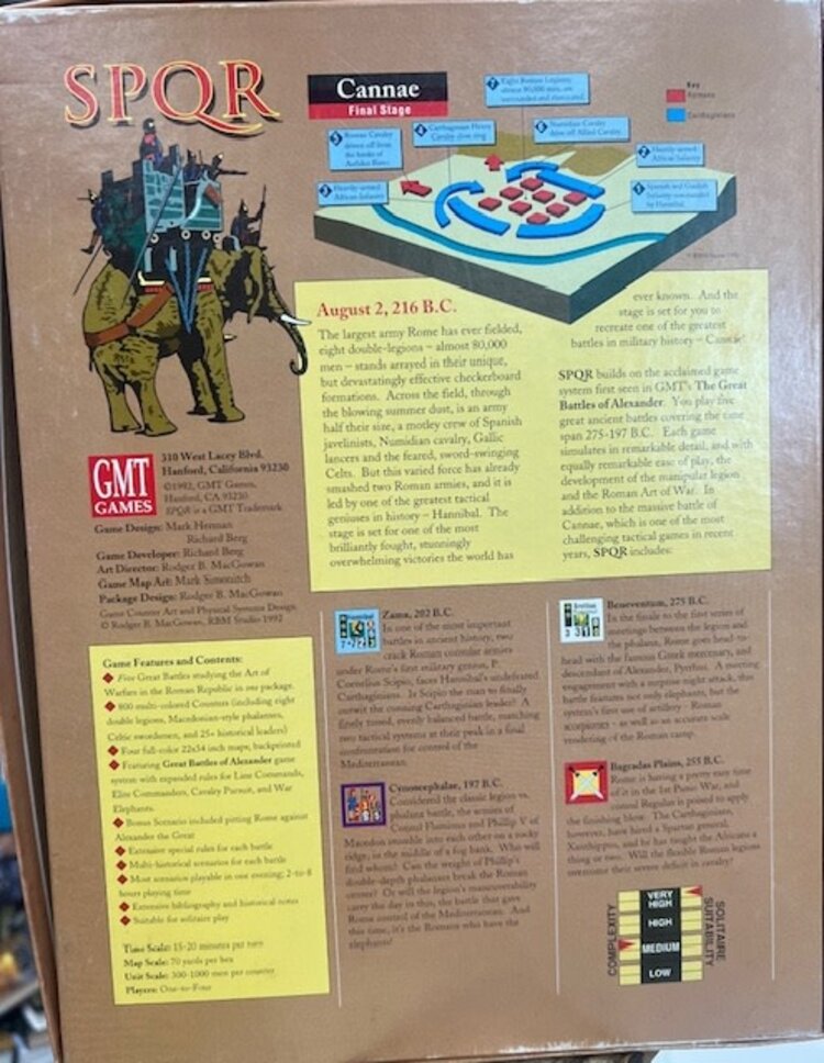 Vintage SPQR: The Art of War in the Roman Republic (Pre-Owned, unpunched) (1992)