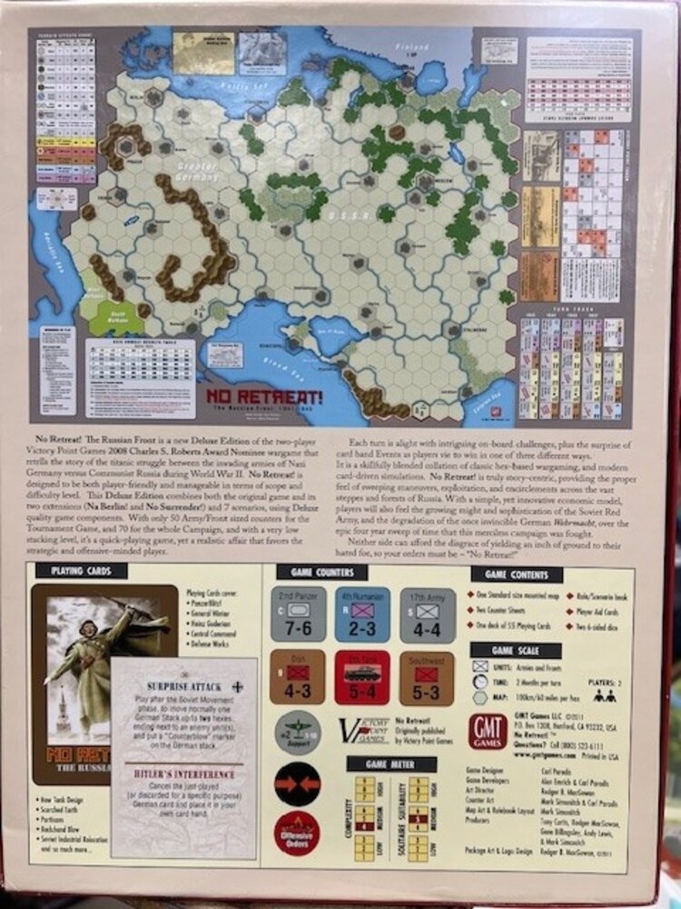 Vintage No Retreat! (Pre-Owned, NEW, unpunched, sealed components) (2011)