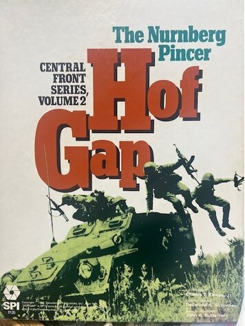 Vintage The Nurnberg Pincer, Hof Gap: Central Front Series, Vol.2 (Pre-Owned, partially unpunched) (1980)