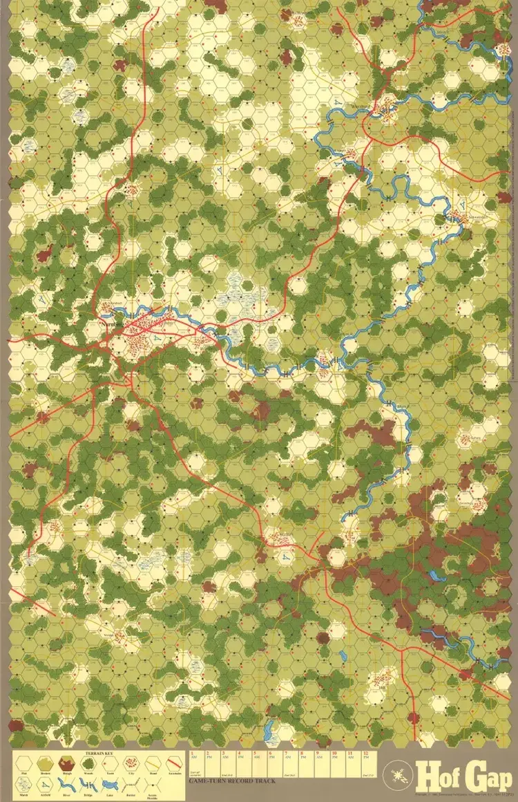 Vintage The Nurnberg Pincer, Hof Gap: Central Front Series, Vol.2 (Pre-Owned, partially unpunched) (1980)