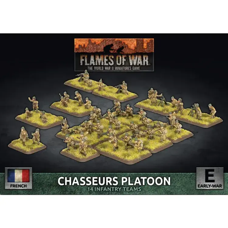 Flames of War FOW: Chasseurs Platoon (French) (Early War)
