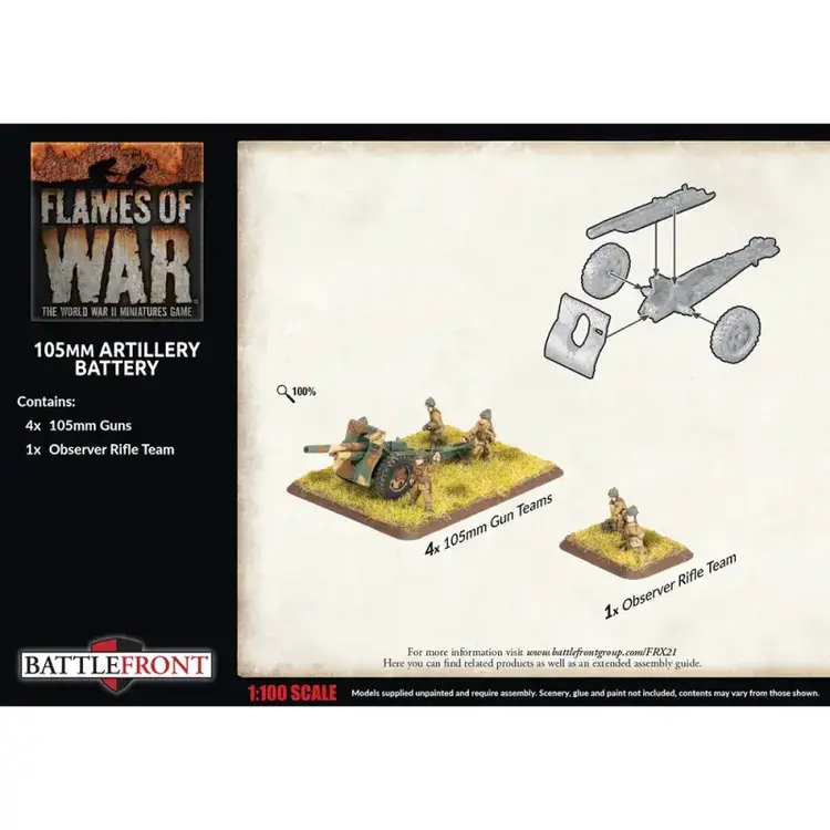 FOW: 105 mm Artillery Battery French (Early War)