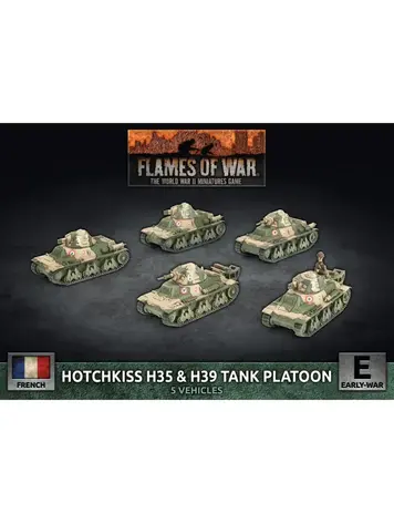 FOW: Hotchkiss H35 & H39 Tank Platoon (French) (Early War)