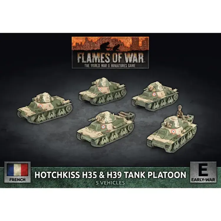 FOW: Hotchkiss H35 & H39 Tank Platoon (French) (Early War)