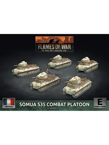 FOW: Somua S35 Combat Platoon (French) (Early War)