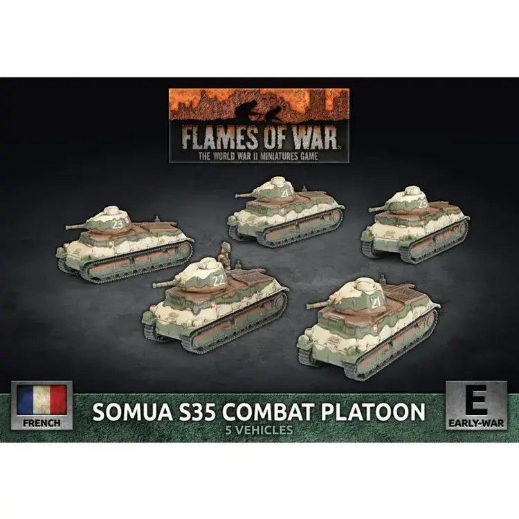 FOW: Somua S35 Combat Platoon (French) (Early War)