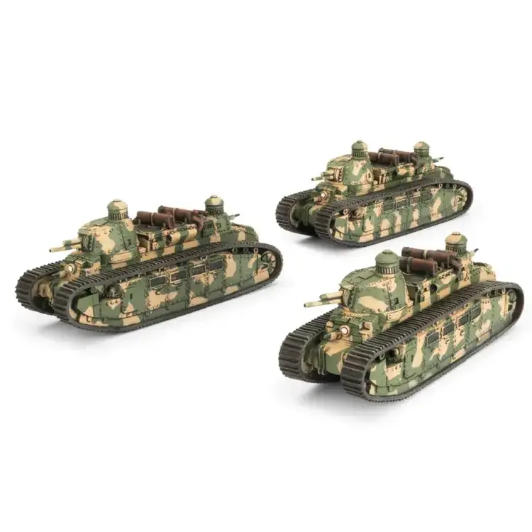 Flames of War FOW: Char 2C Tank Platoon (French) (Early War)