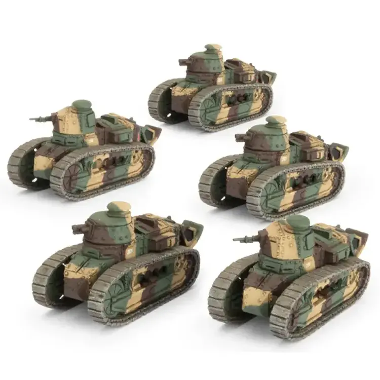 Flames of War FOW: Renault FT Tank Platoon (French) (Early War)