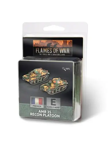 Flames of War FOW: AMR 35 Recon Platoon (French) (Early War)