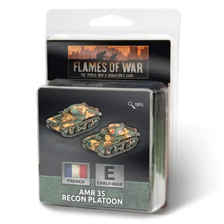 Flames of War FOW: AMR 35 Recon Platoon (French) (Early War)